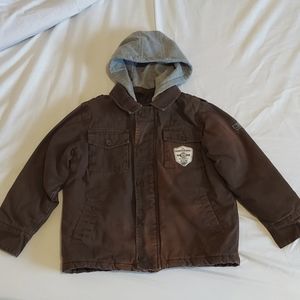 Calvin Klein Jeans Kids Jacket, size 6 brown